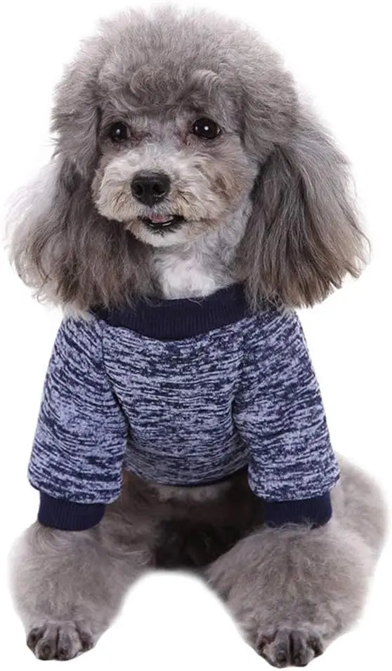Classic Knit Dog Sweater – Warm Winter Soft Sweater for Small Dogs & Cats XXS–XL