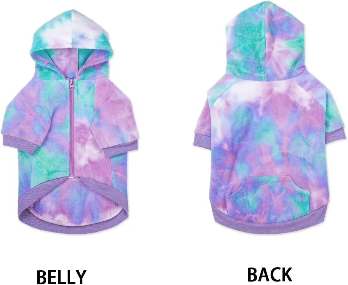 Cozy Dog Hoodie – Fleece Sweatshirt with Pockets for Small Dogs & Cats (XS-XXL)