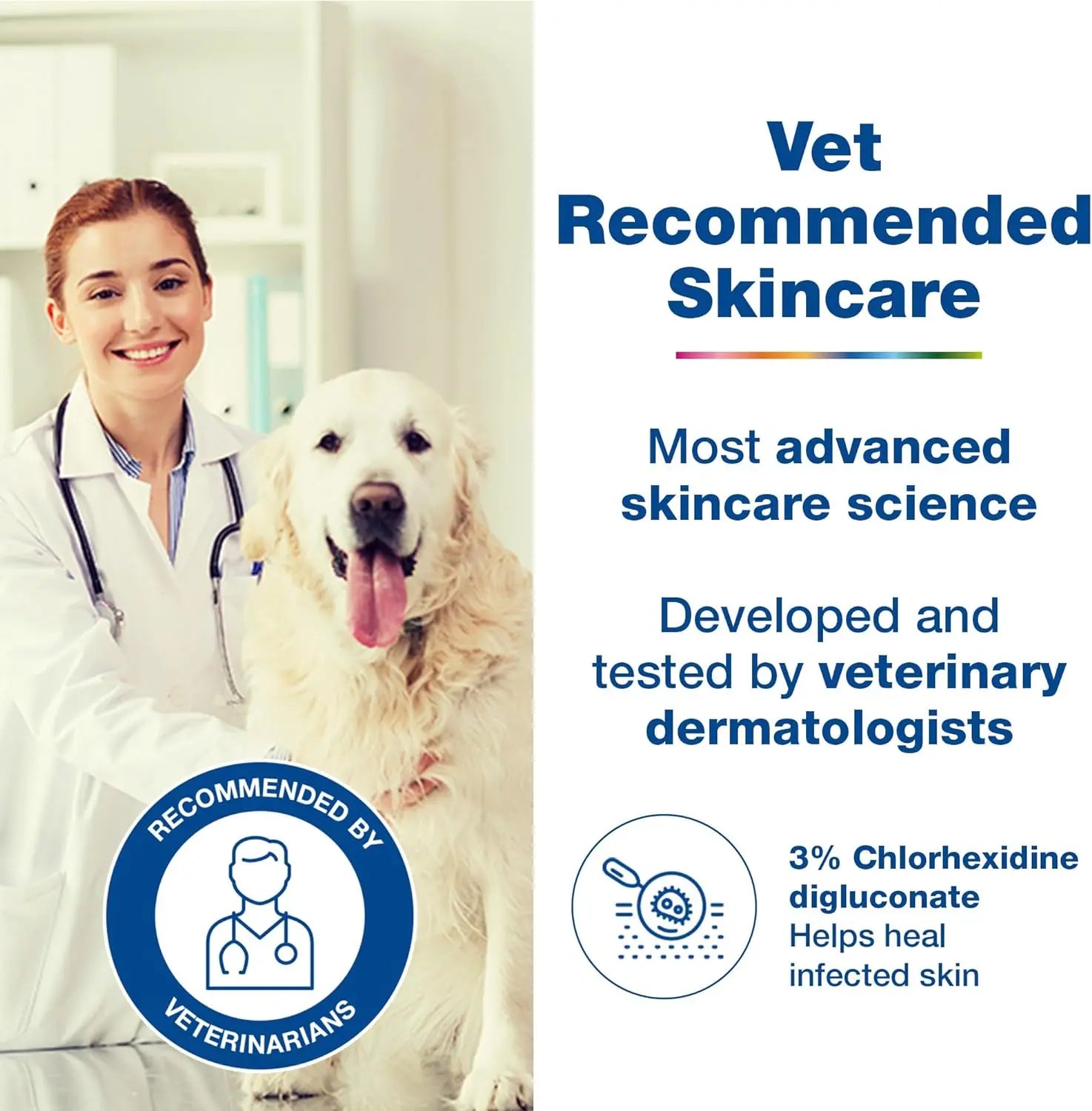 DOUXO S3 PYO Combo Set – Antibacterial Dog Shampoo & Mousse, 2-Pack