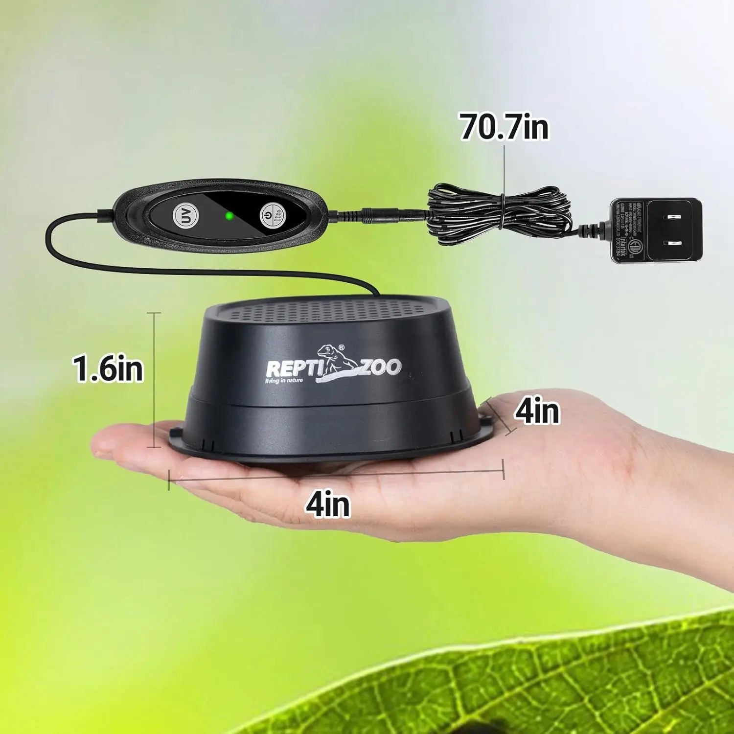 Dimmable UVB Reptile Light LED UVA UVB Lamp Tropical Desert Fixture