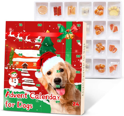 Dog Advent Calendar 2025- 24 All-Natural Christmas Treats for All Breeds Default Title