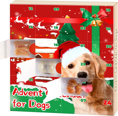 Dog Advent Calendar 2025- 24 All-Natural Christmas Treats for All Breeds