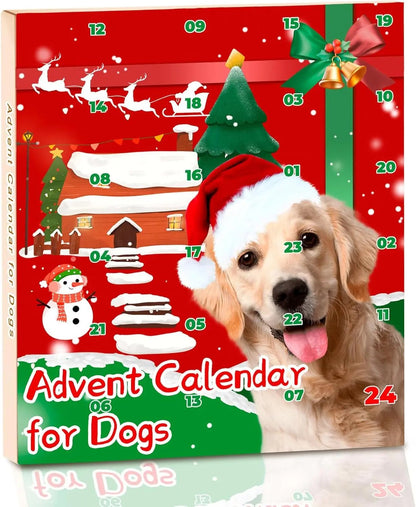 Dog Advent Calendar 2025- 24 All-Natural Christmas Treats for All Breeds