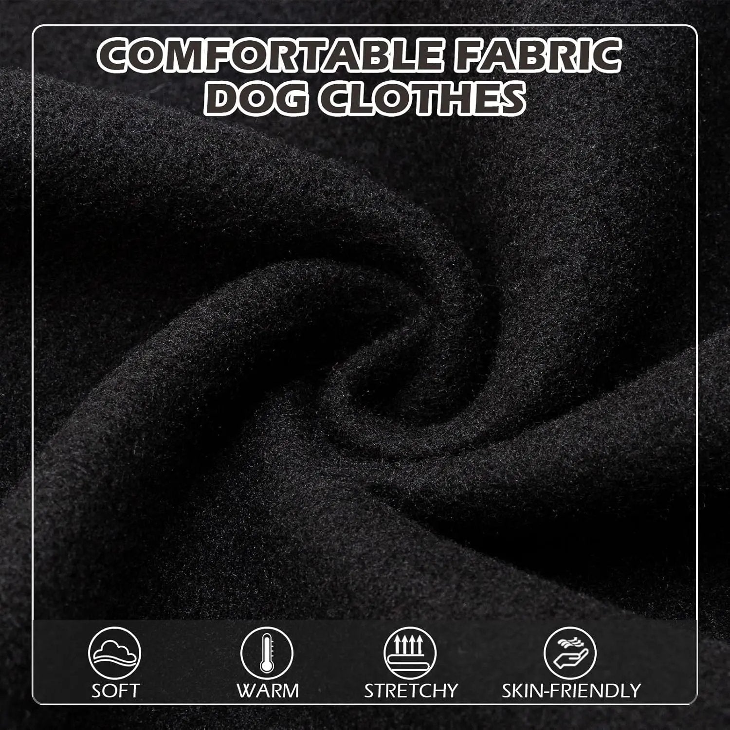 Dog Hoodie Security Fleece Sweatshirt w/ Leash Hole Warm Pet Costume for Small Dogs