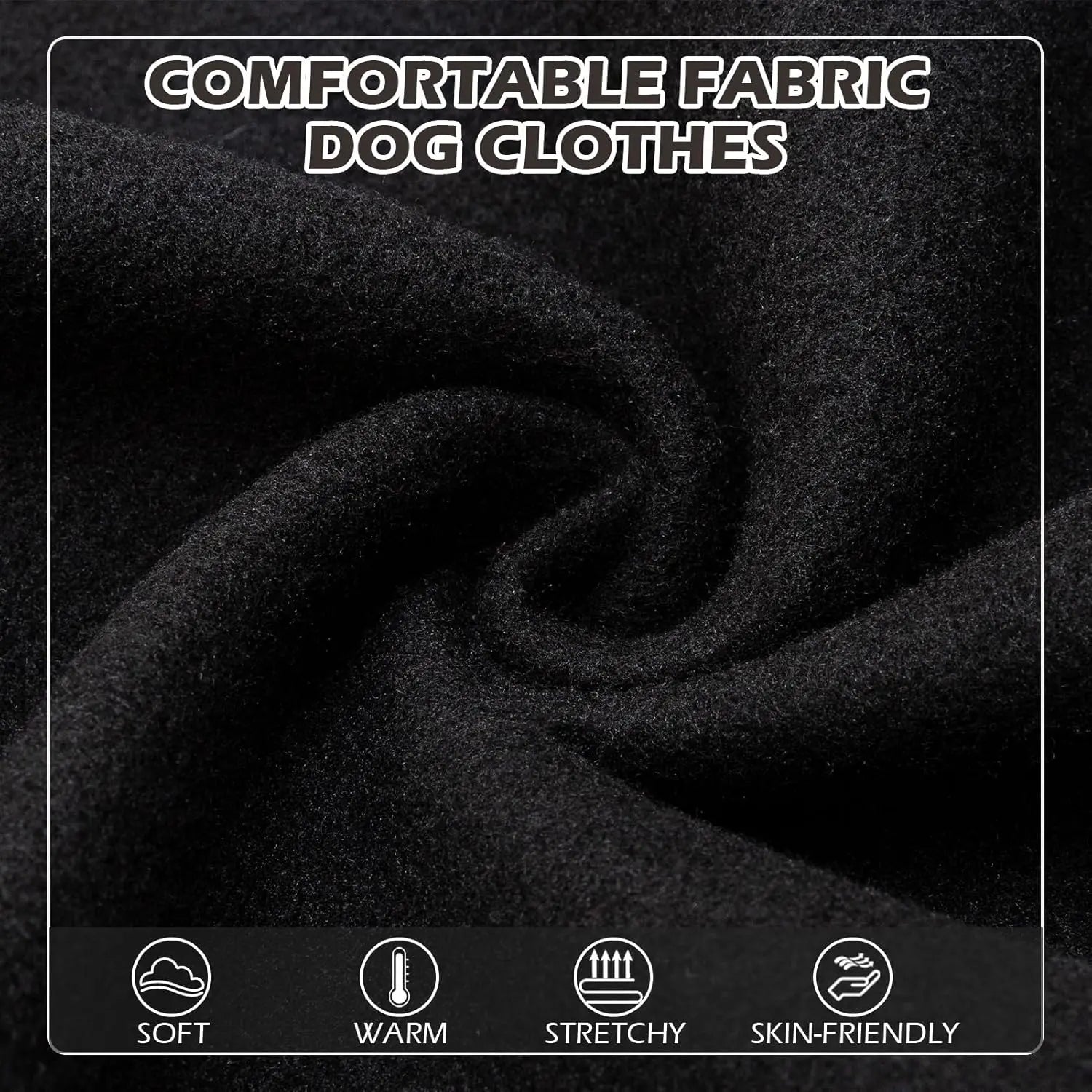 Dog Hoodie Security Fleece Sweatshirt w/ Leash Hole Warm Pet Costume for Small Dogs