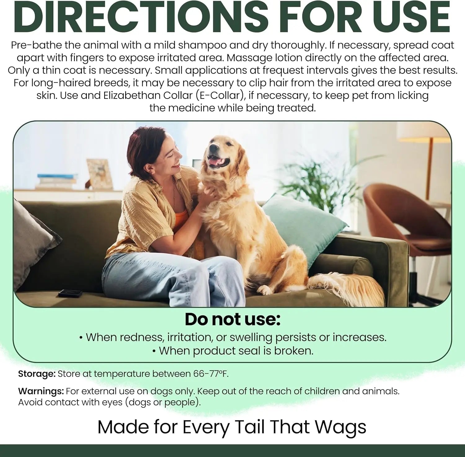 Dog Anti Itch Lotion Relief Skin Irritation Flea Bites USA