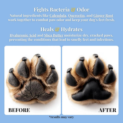 Dog Paw Balm for Dry, Cracked Paws – Natural, Lick-Safe, Non-Greasy Moisturizer