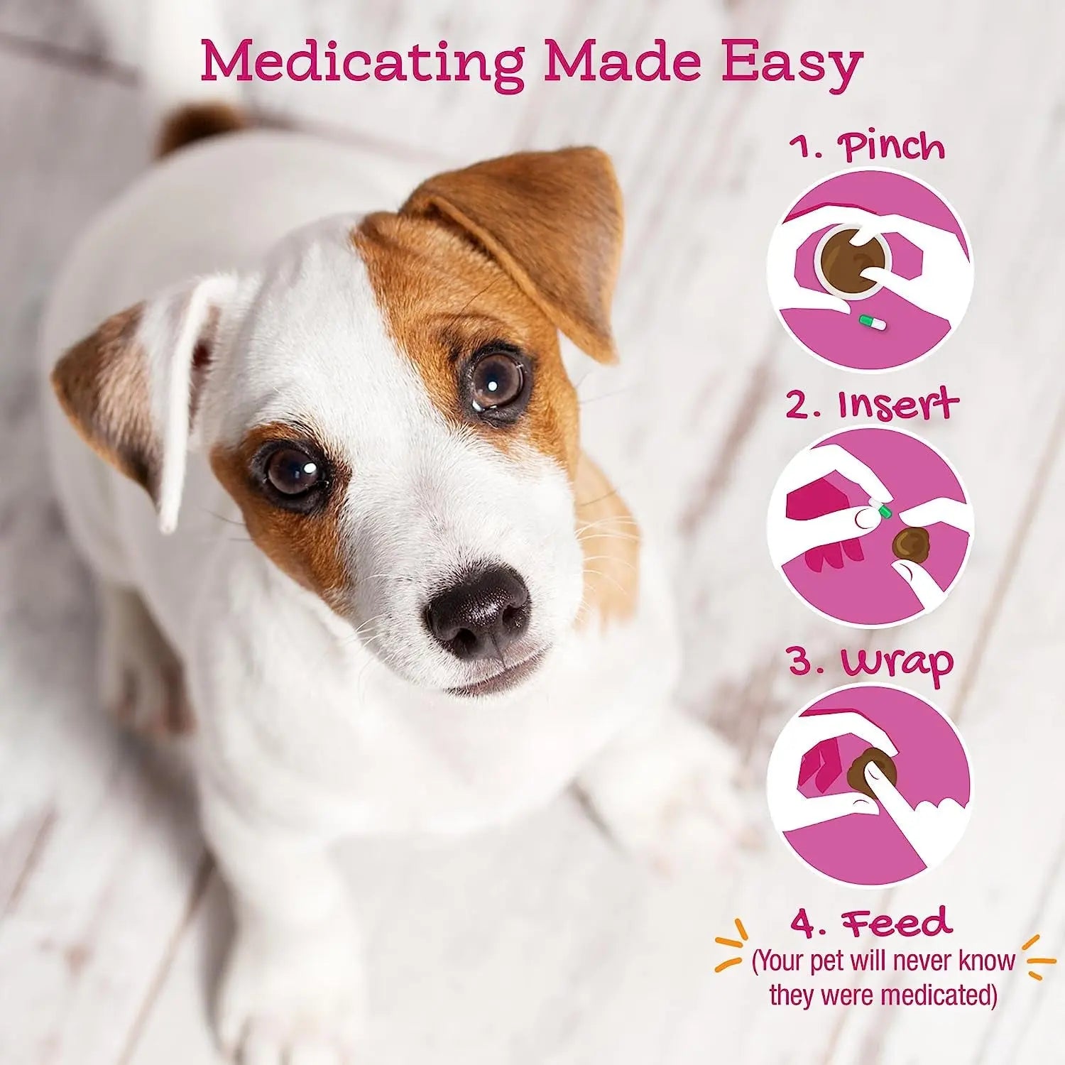 Dog Pill Wrap Paste Cheese & Bacon Flavor, Easy Pill Masking Treat