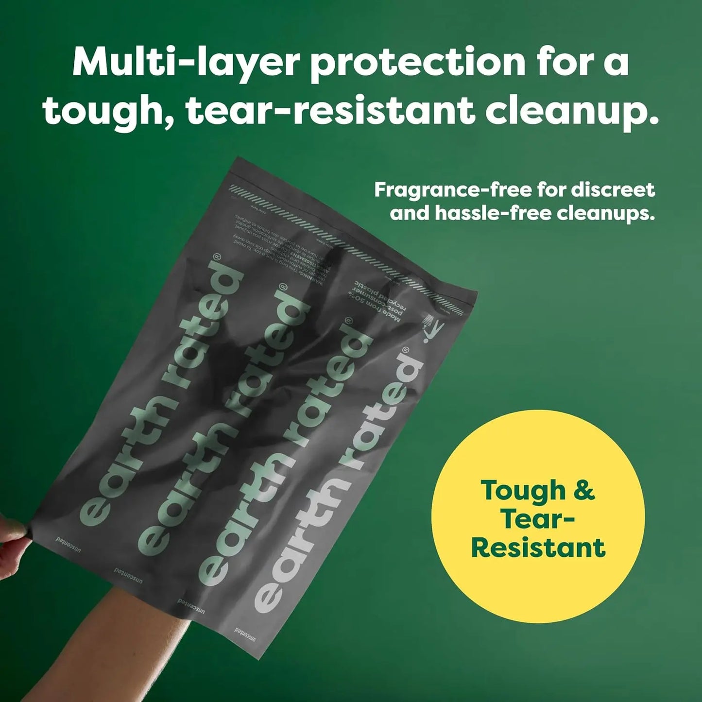 Dog Poop Bags Leak Proof 108 Count – Odor Blocking, Unscented Pet Waste Bags