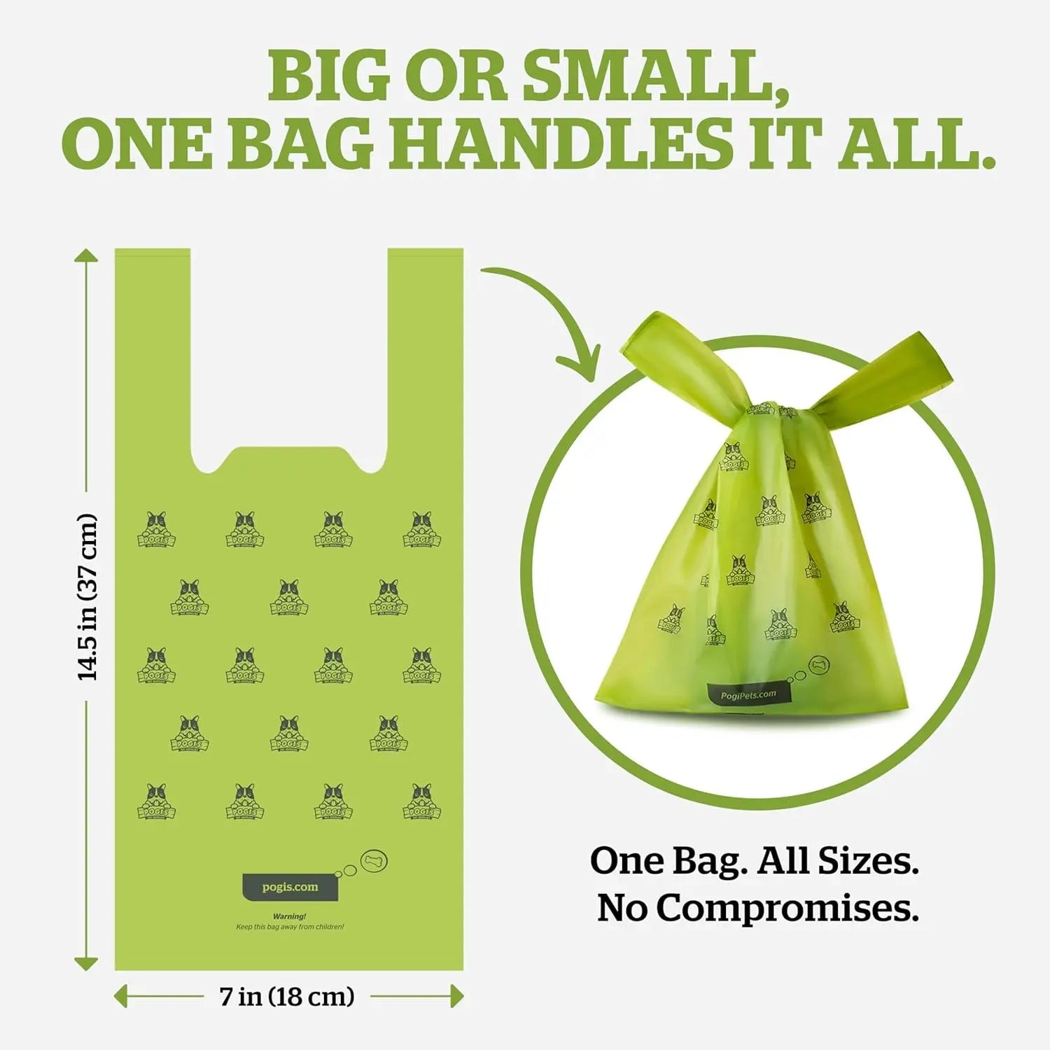 Dog Poop Bags with Handles 300ct – Extra Thick, Leak-Proof, Fresh Scent