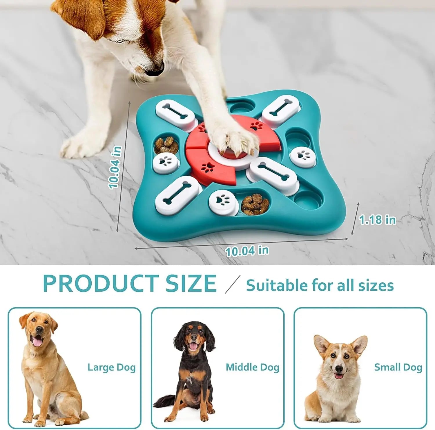 Dog Puzzle Toy – Interactive IQ Training & Slow Feeder for Dogs & Cats