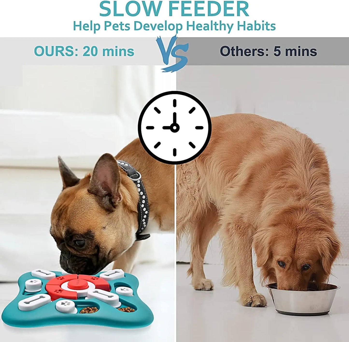 Dog Puzzle Toy – Interactive IQ Training & Slow Feeder for Dogs & Cats