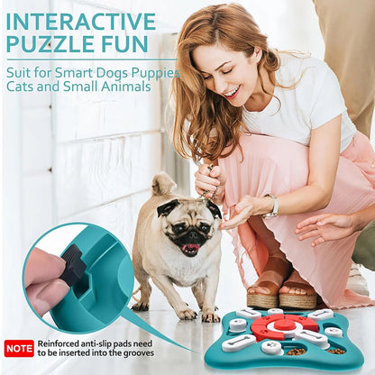 Dog Puzzle Toy – Interactive IQ Training & Slow Feeder for Dogs & Cats