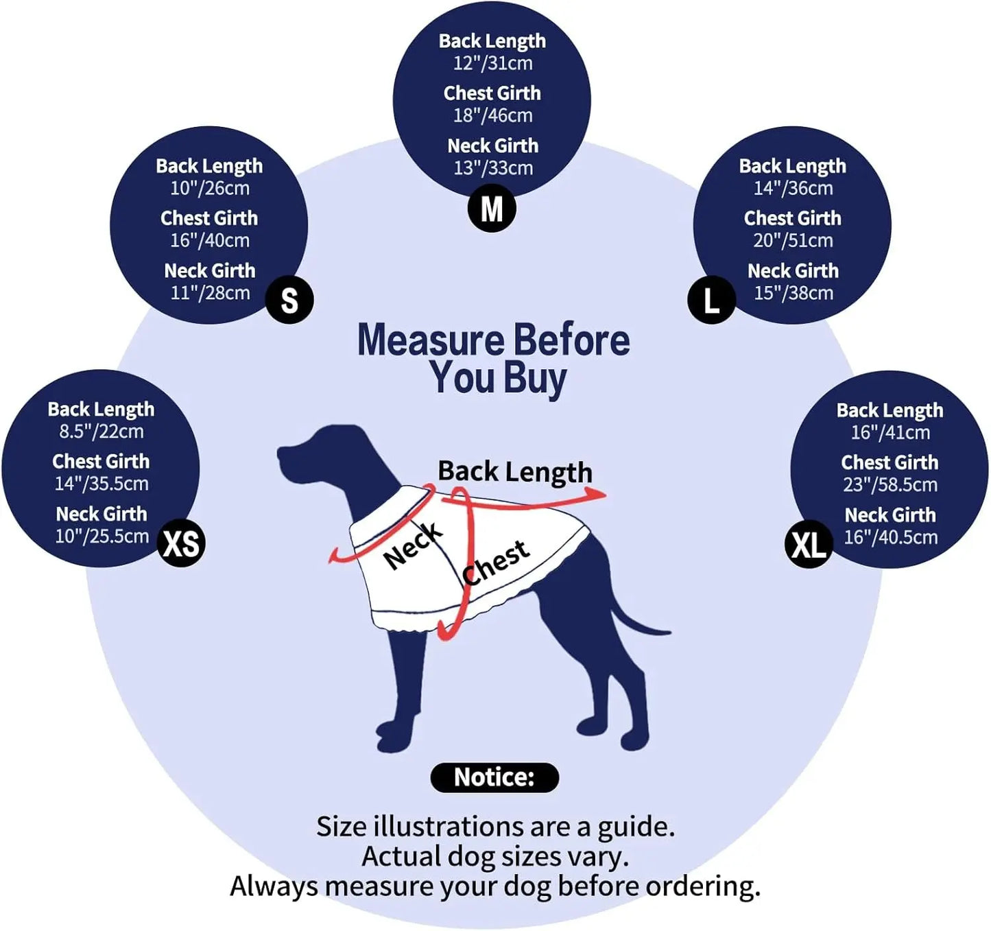 Dog Sweater Cloak Turtleneck Knit Coat XS-XL Small Dogs Winter Warm