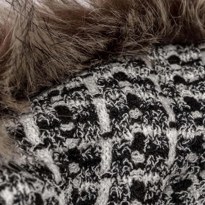 Dog Sweater Cloak Turtleneck Knit Coat XS-XL Small Dogs Winter Warm