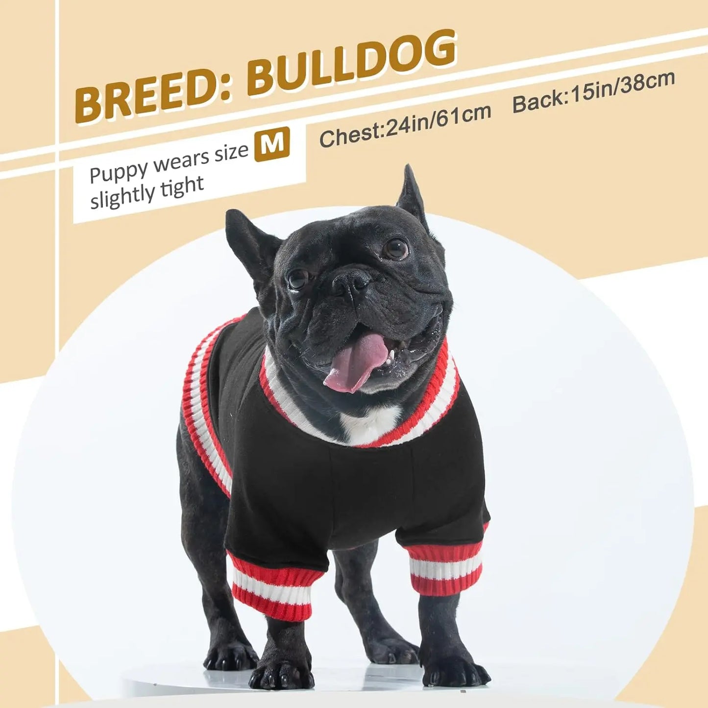 Dog Winter Fleece Pullover Sweater, Soft Warm Hoodie for Small to Medium Dogs