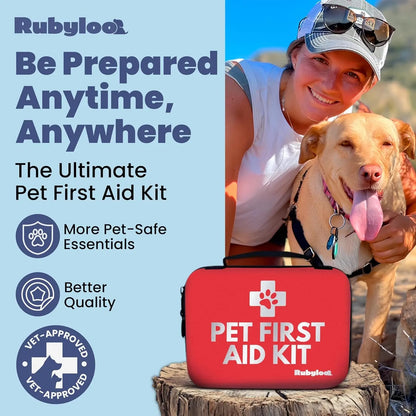 Dog & Cat First Aid Kit Vet Approved Emergency Supplies Travel Home RV