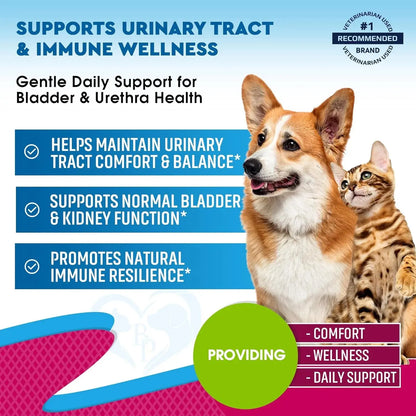 Dog & Cat UTI Drops – Natural Cranberry Kidney & Bladder Support Supplement for Urinary Tract Health