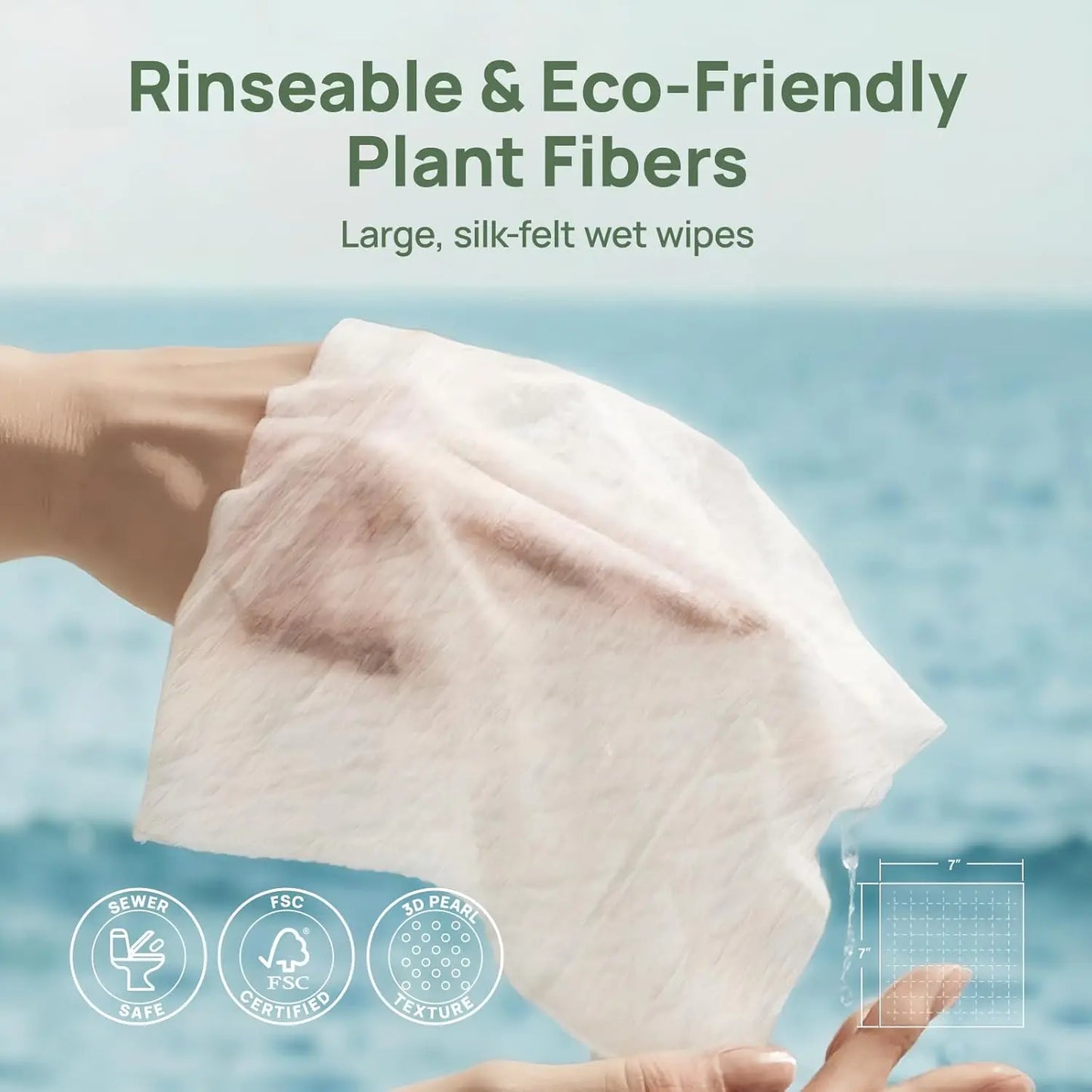 Dog & Cat Wipes – Cleansing & Deodorizing with Coconut Oil. Soothes allergies, anal glands, paws & removes stains