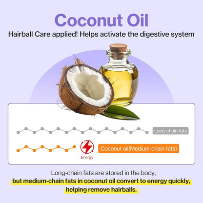 Dr.By Cat Hairball Care Lickable Supplement, Omega-3, 30 Ct