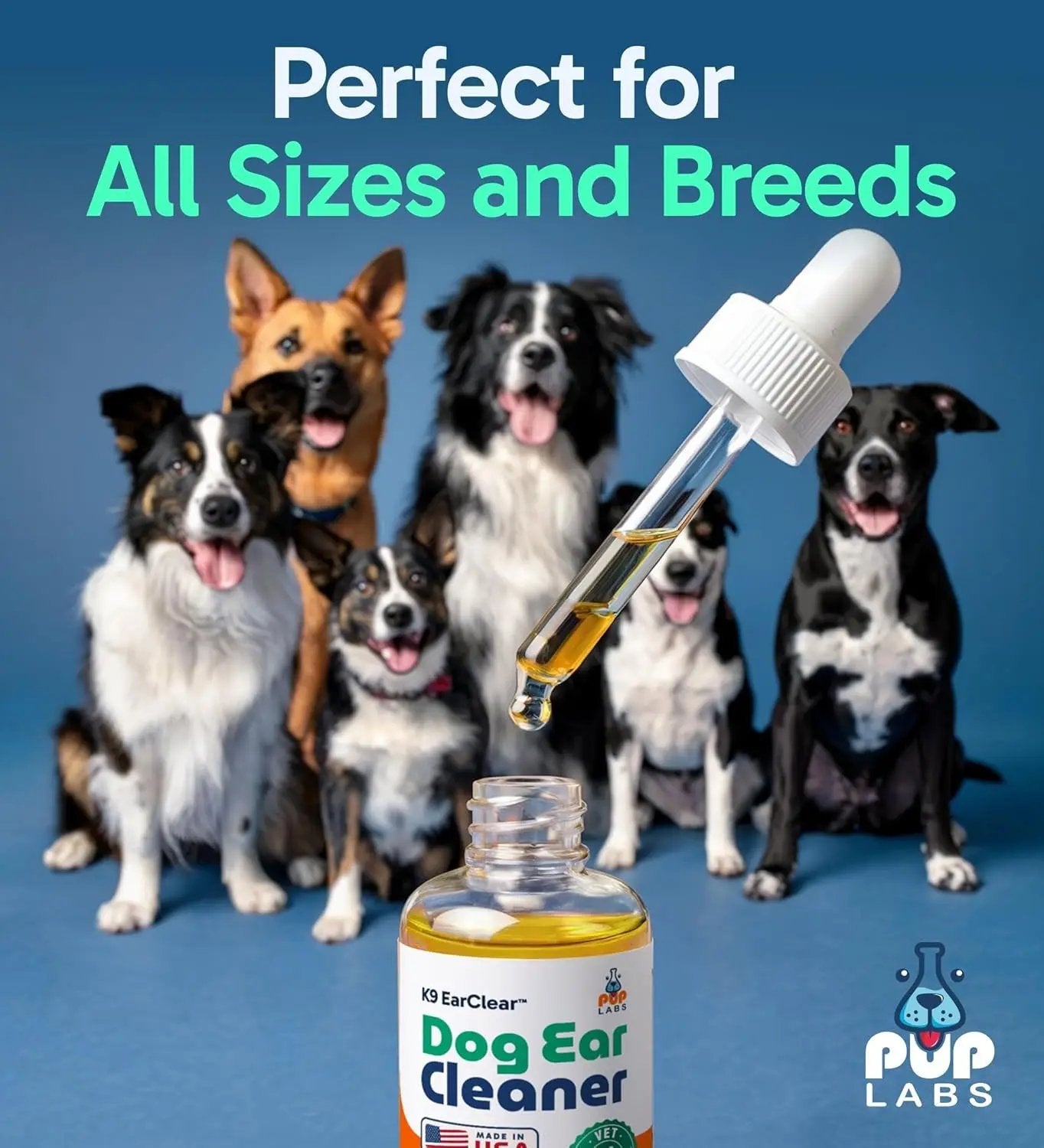 Ear Clear Natural Dog Ear Cleaner – Soothing Drops for Wax, Itch & Irritation