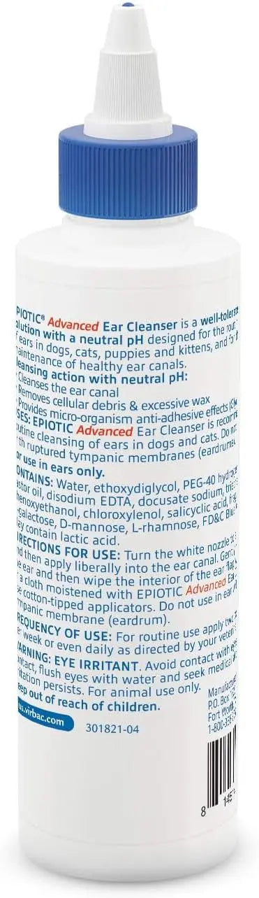 Epi-Otic Advanced Ear Cleaner for Dogs & Cats – Gentle Odor Control