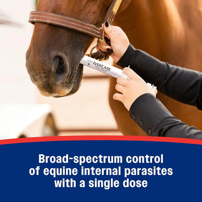 Farnam IverCare Ivermectin Paste 1.87% Horse Dewormer Apple Flavor