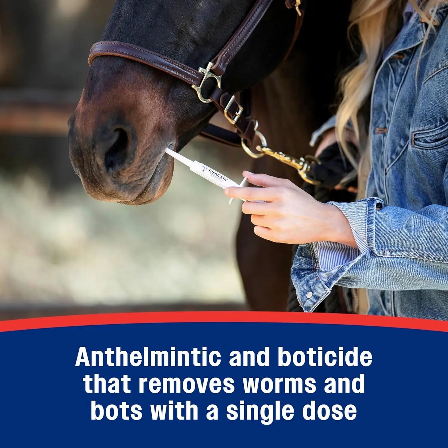 Farnam IverCare Ivermectin Paste 1.87% Horse Dewormer Apple Flavor