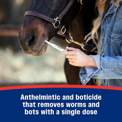 Farnam IverCare Ivermectin Paste 1.87% Horse Dewormer Apple Flavor