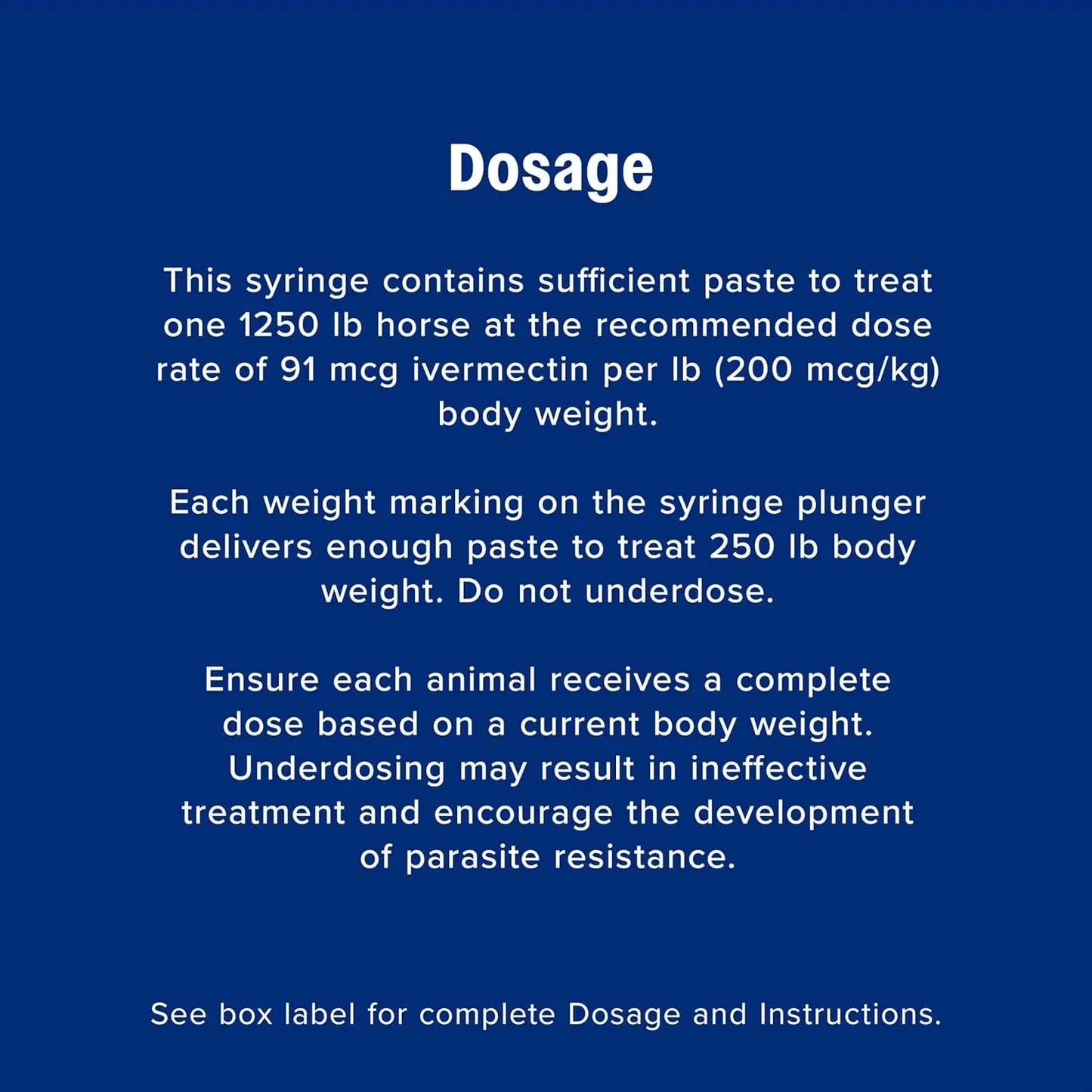 Farnam IverCare Ivermectin Paste 1.87% Horse Dewormer Apple Flavor