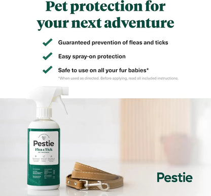 Plant-Powered Flea & Tick Spray – Natural Pest Repellent for Cats & Dogs, 8 oz