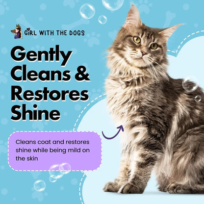 Fluff Off Dog & Cat Shampoo Set – Deshedding & Sensitive Skin 16 oz Each