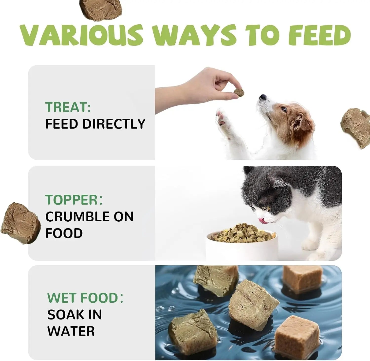 Freeze Dried Chicken Liver & Heart Dog & Cat Treats 2.1oz Grain Free