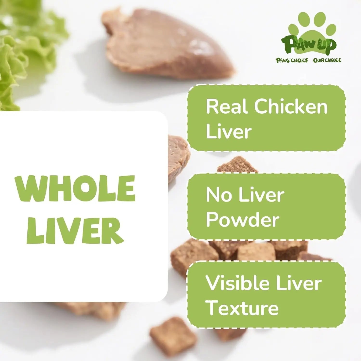 Freeze Dried Chicken Liver & Heart Dog & Cat Treats 2.1oz Grain Free