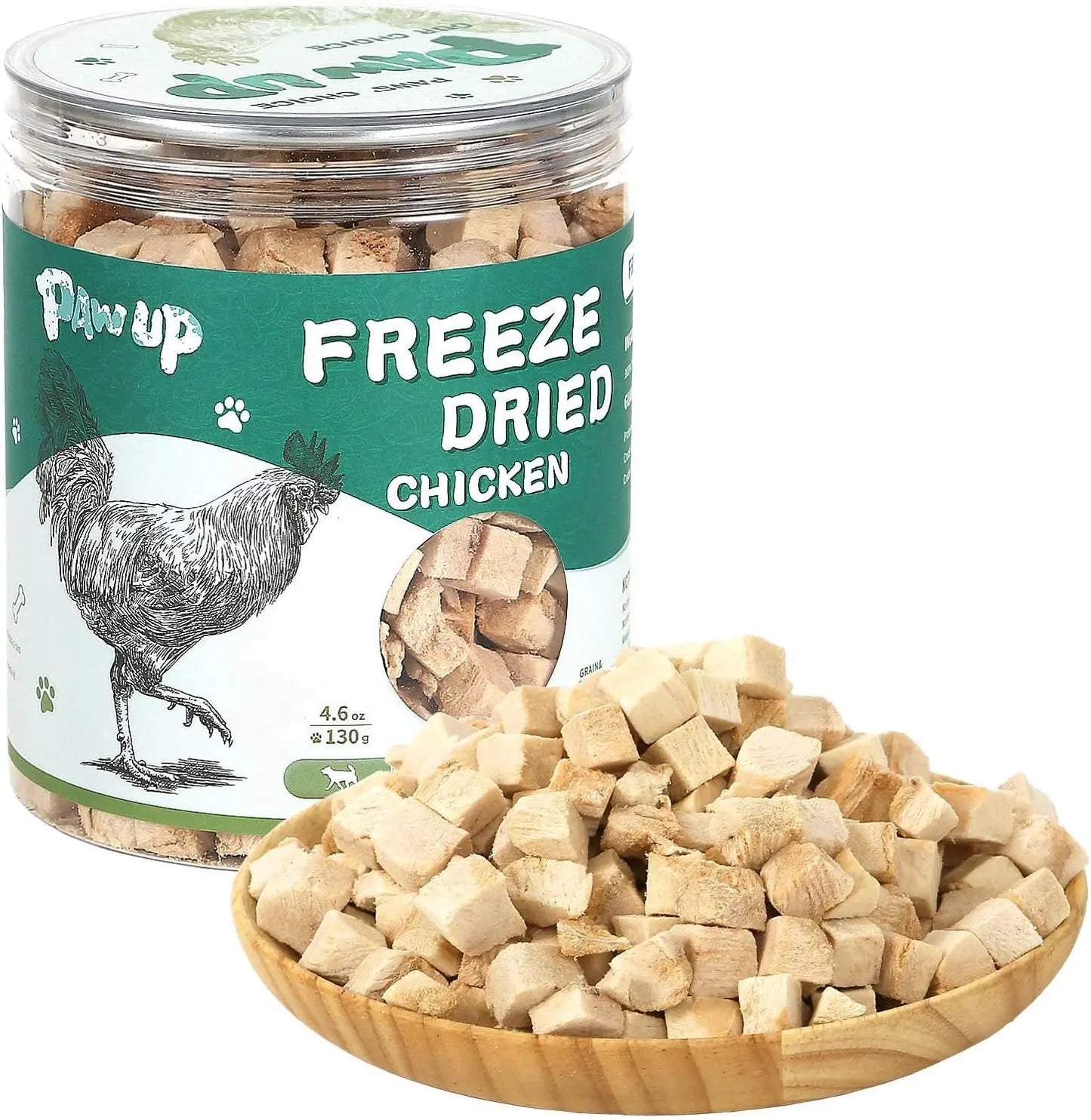 Freeze Dried Chicken Liver & Heart Dog & Cat Treats 2.1oz Grain Free