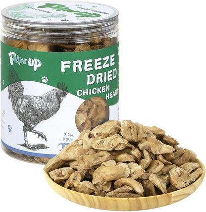 Freeze Dried Chicken Liver & Heart Dog & Cat Treats 2.1oz Grain Free