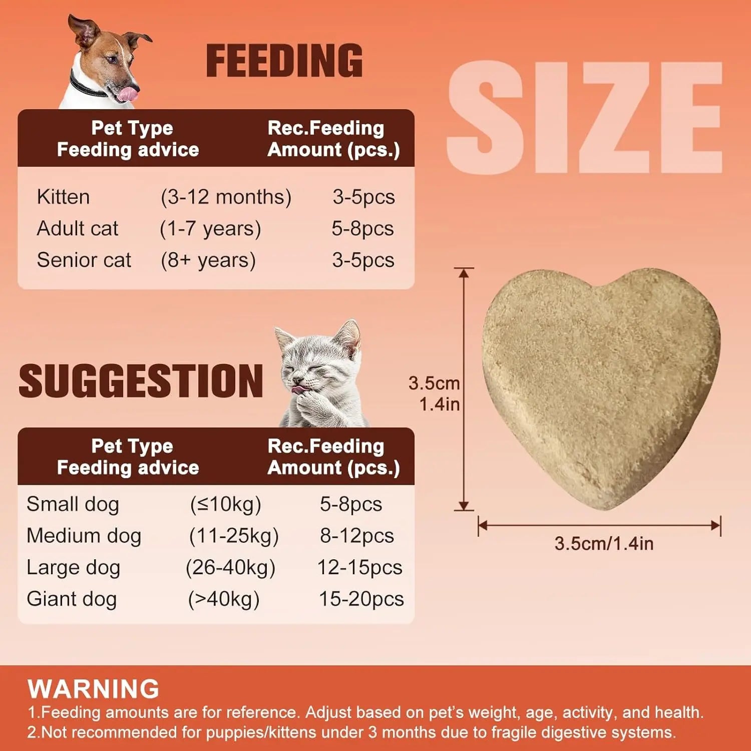 Freeze Dried Chicken Salmon Dog Cat Treats 98% Meat Grain Free