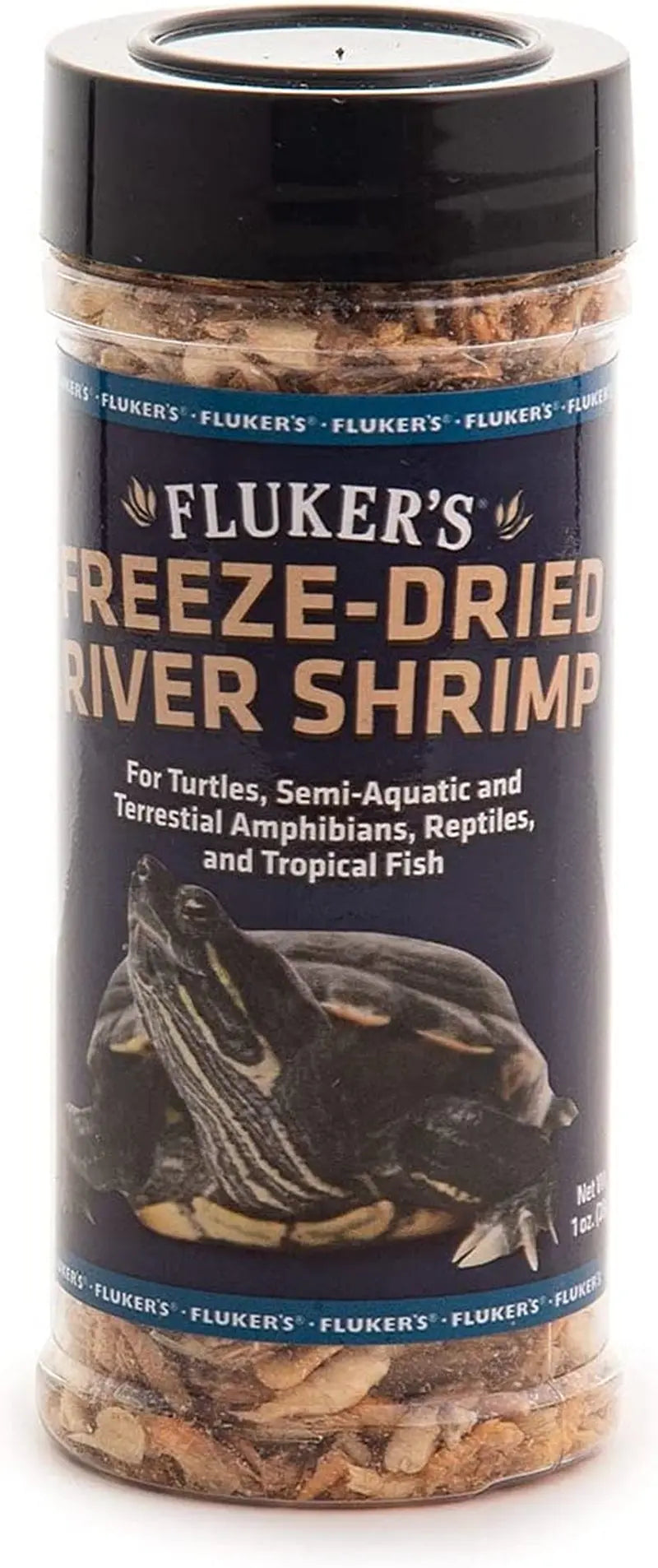 Freeze Dried Insects 1.2oz Crickets Shrimp Grasshoppers- Reptile & Bird Treat River Shrimp, 1Oz