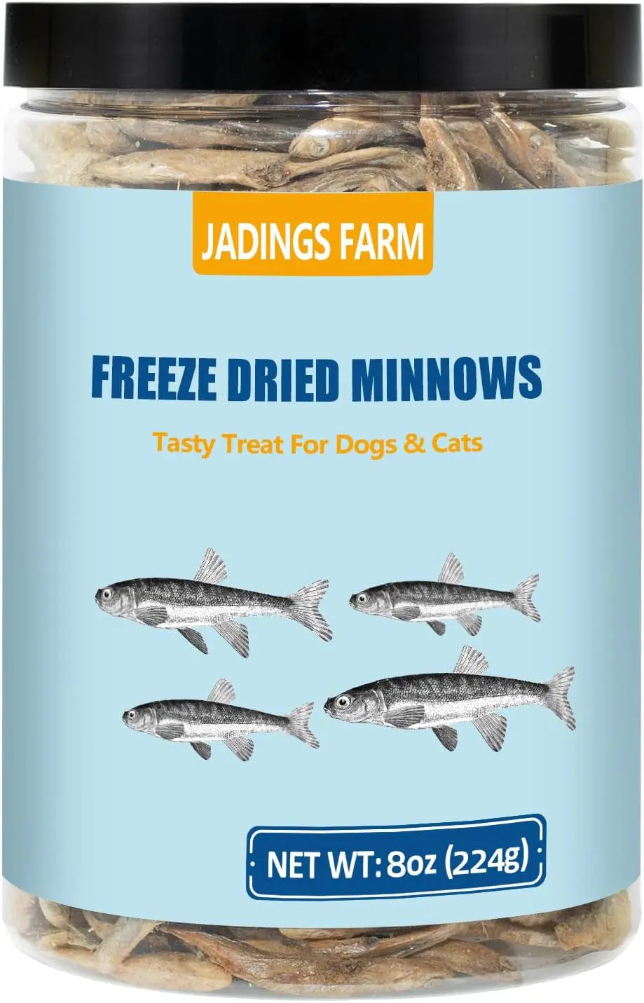 Freeze Dried Minnows Dog & Cat Treats 4oz 6.5oz 100% Natural
