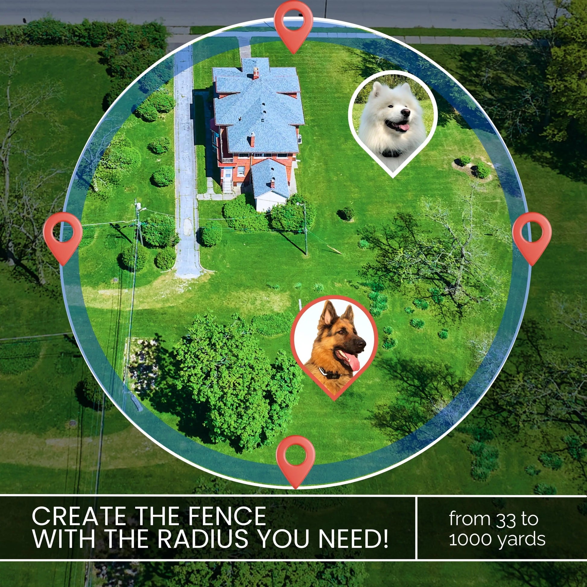 GPS Wireless Dog Fence F810+ 2nd Gen with Signal Boost Chip & AI Pet Safety
