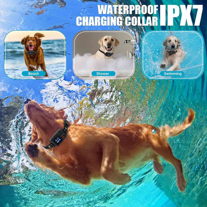 GPS Wireless Dog Fence, Waterproof Electric Collar, 3 Modes, 2200yd Range