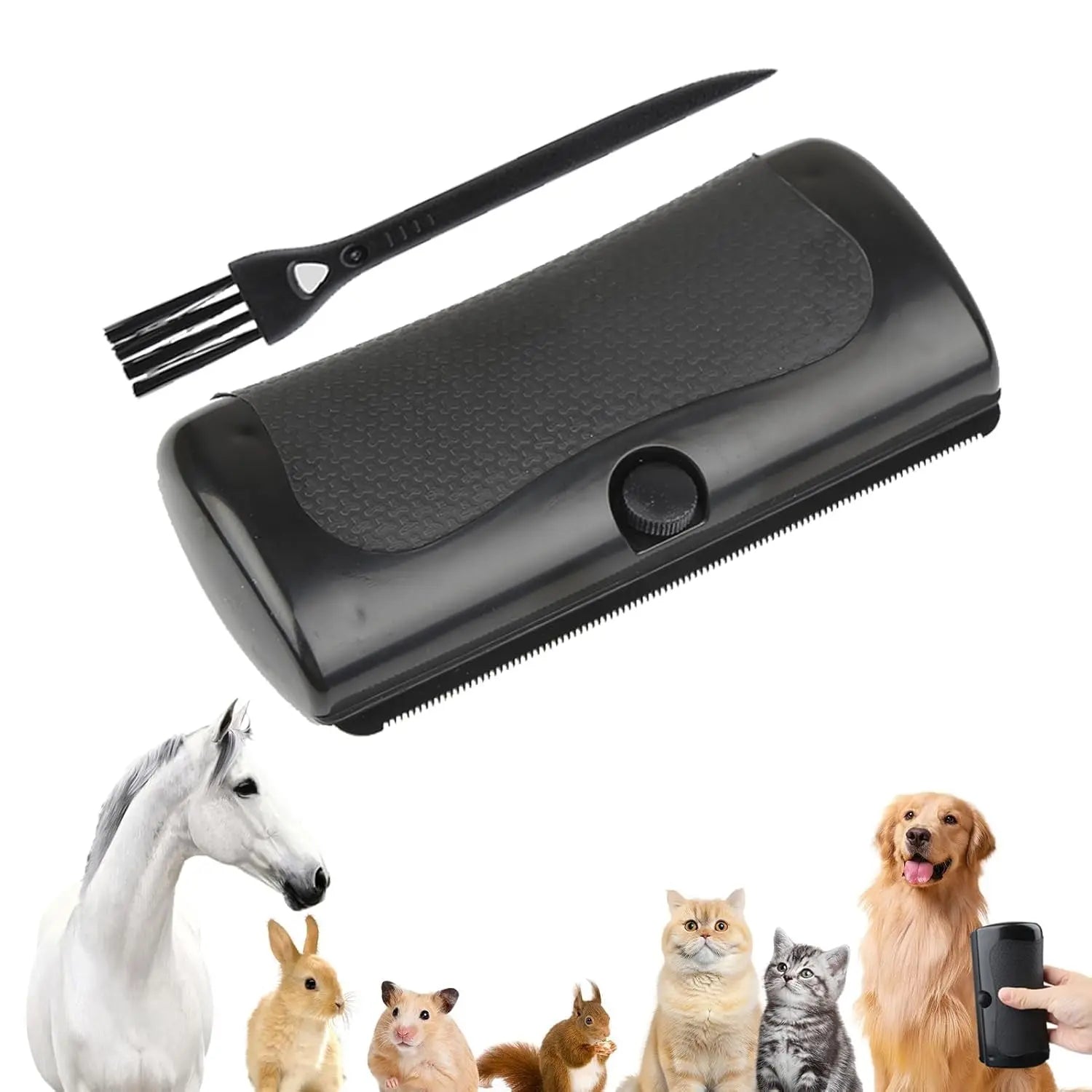 Groom Pro Deshedding Brush – Pet Hair Removal Tool for Dogs, Cats & Small Pets Default Title