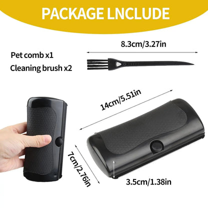 Groom Pro Deshedding Brush – Pet Hair Removal Tool for Dogs, Cats & Small Pets