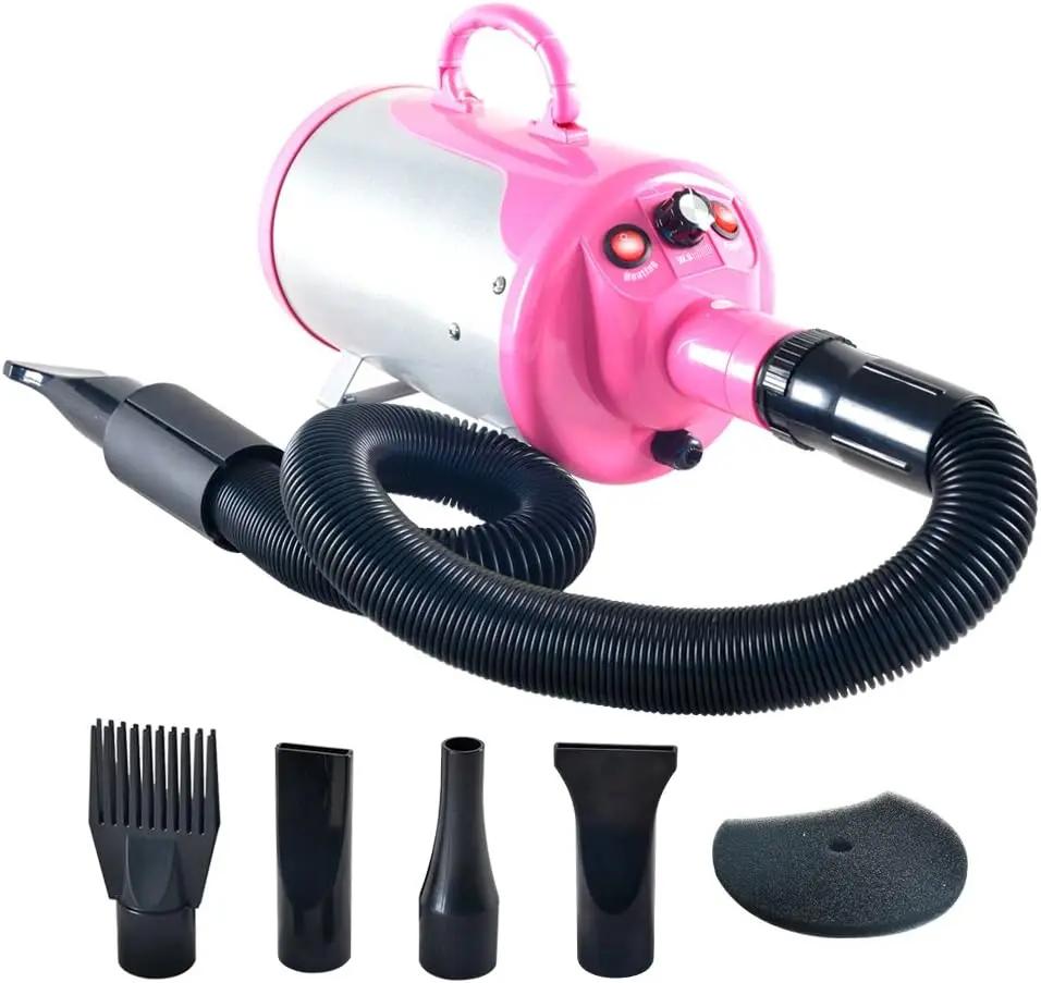 Groomer Partner 2400W Pet Hair Dryer with Heater – Dog Grooming Blower Pink