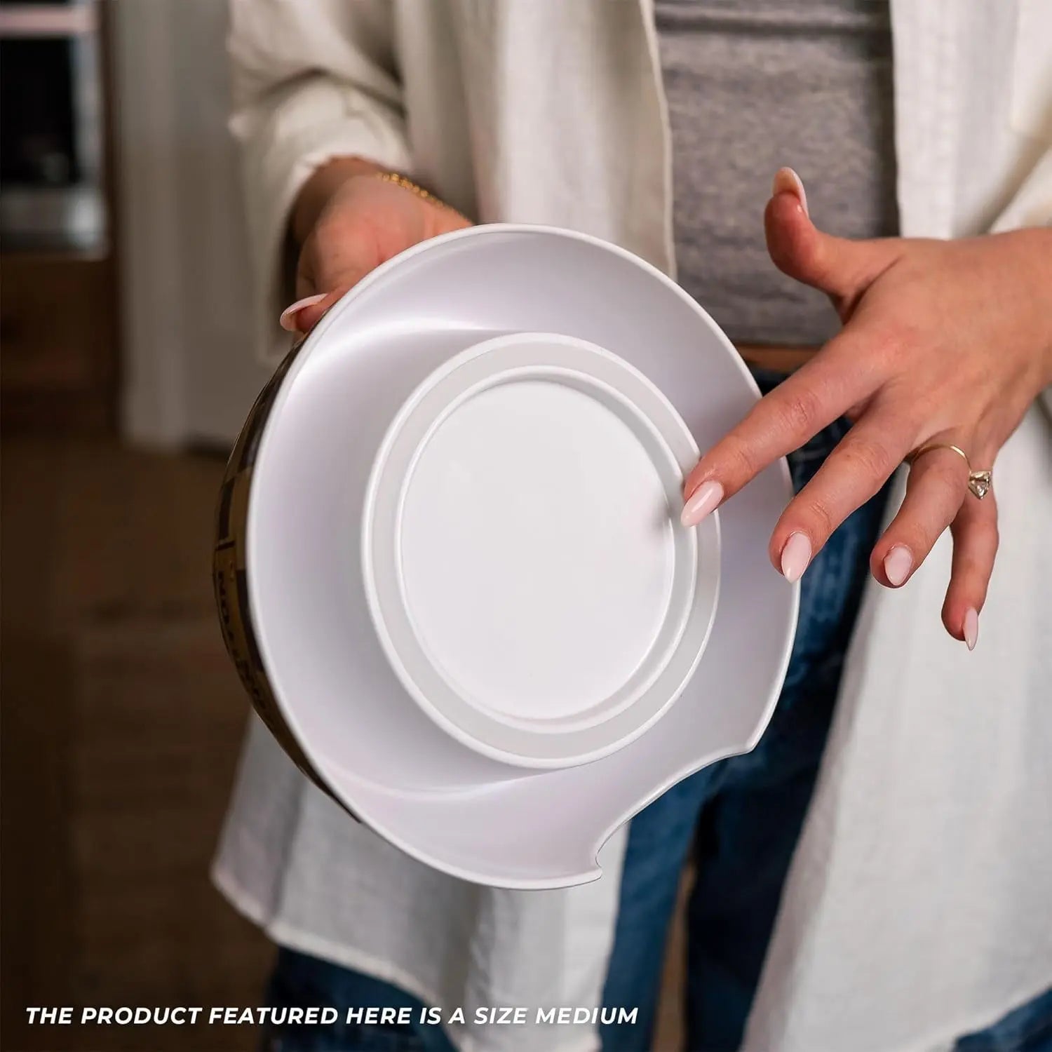 Haute Diggity Dog Chewy Vuiton Dog Bowl Set | BPA-Free, Non-Skid (2-Pack)