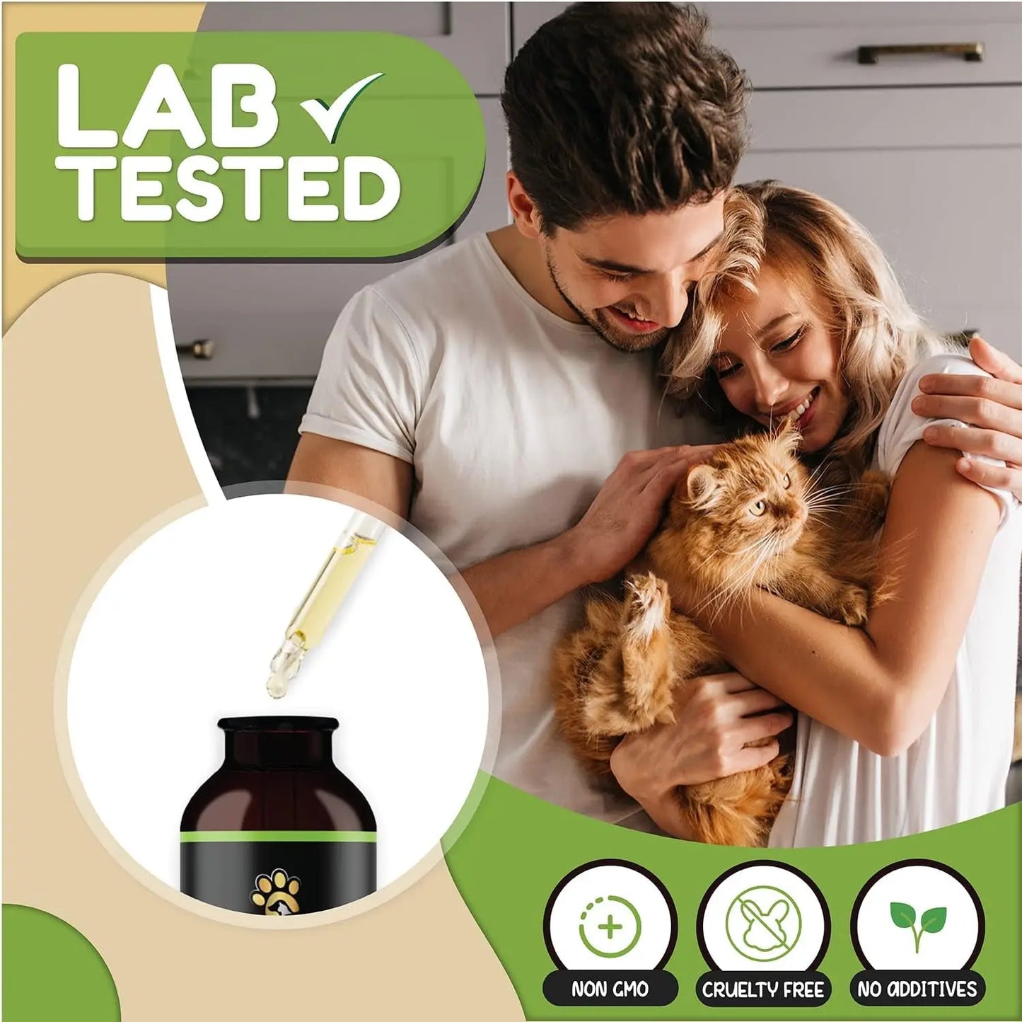 Hemp Oil Calming Drops for Dogs & Cats – Anxiety, Pain & Joint Support