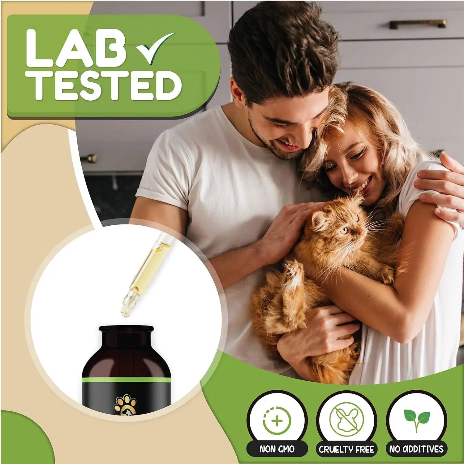 Hemp Oil Calming Drops for Dogs & Cats – Anxiety, Pain & Joint Support