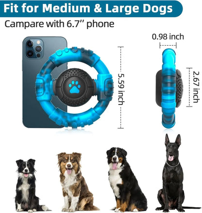 Indestructible Large Dog Toy for Aggressive Chewers Nylon Squeaky