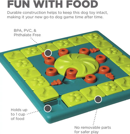 Interactive Dog Treat Toy Multi-Puzzle Level 4 Expert Enrichment