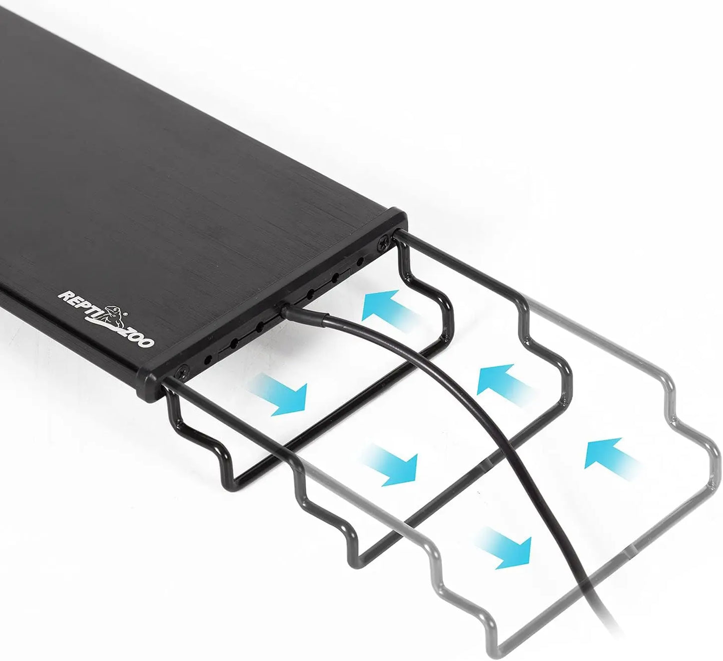 LED Terrarium Light 15W – 3-Mode Day/Night Aquarium Lamp for Reptiles & Fish